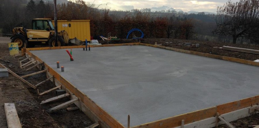 sous-bassement pour reçevoir un Chalet 2013